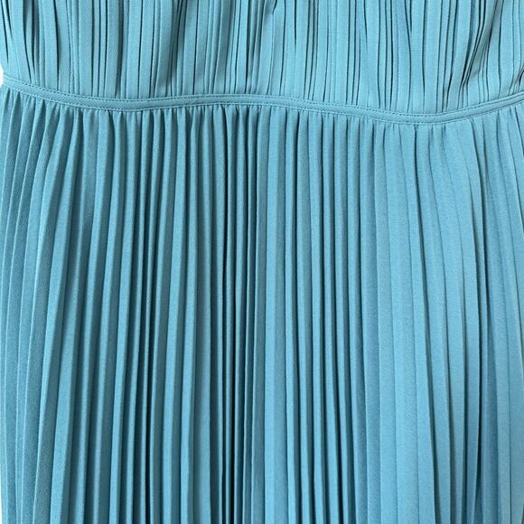 Jonathan Simkhai Carli Plissé Pleated Halter Maxi Dress Size 4 NEW - Picture 12 of 12